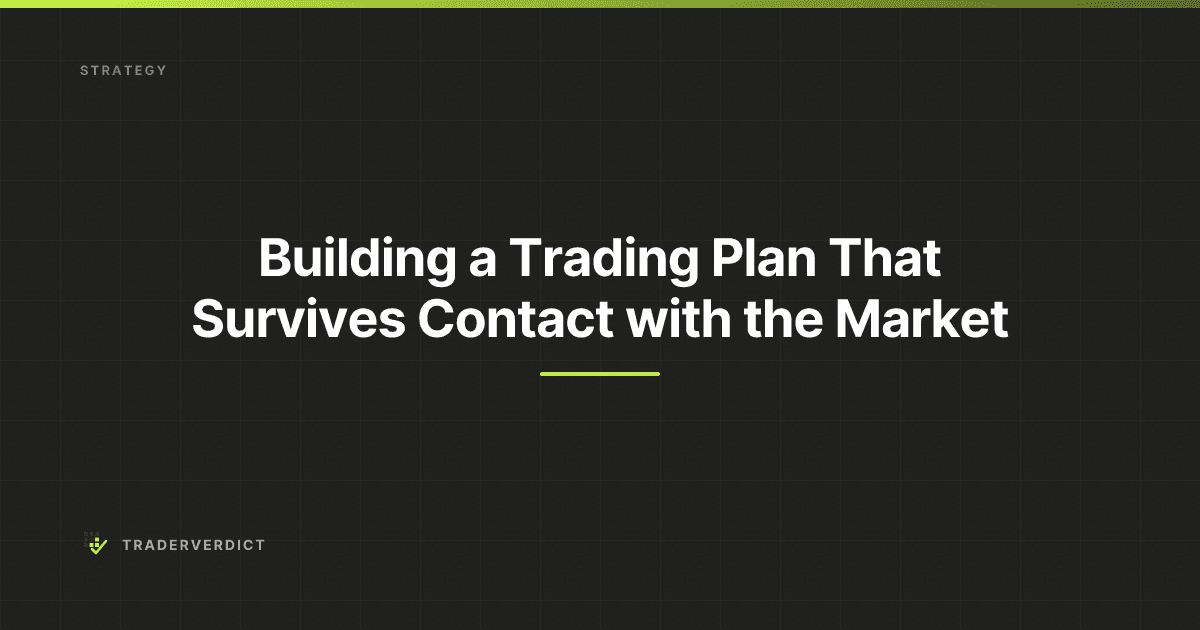 Building a Trading Plan That Survives Contact with the Market — TraderVerdict