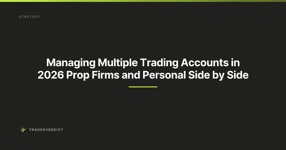 Managing Multiple Trading Accounts in 2026: Prop Firms and Personal Side by Side — TraderVerdict