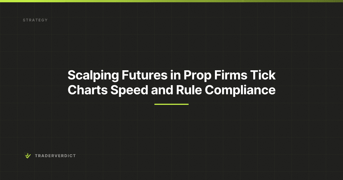 Scalping Futures in Prop Firms: Tick Charts Speed and Rule Compliance — TraderVerdict