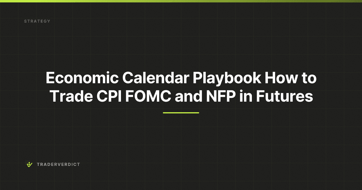 Economic Calendar Playbook: How to Trade CPI FOMC and NFP in Futures — TraderVerdict