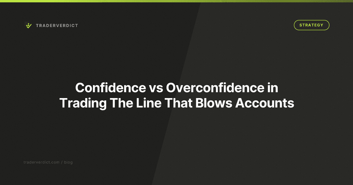 Confidence vs Overconfidence in Trading: The Line That Blows Accounts — TraderVerdict