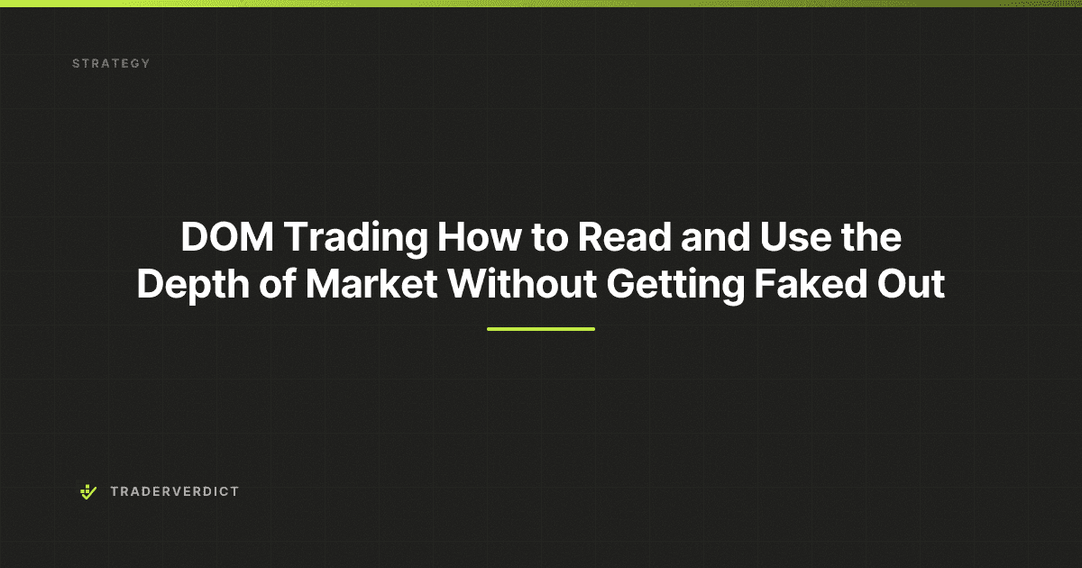 DOM Trading: How to Read and Use the Depth of Market Without Getting Faked Out — TraderVerdict
