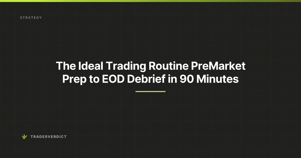 The Ideal Trading Routine: Pre-Market Prep to EOD Debrief in 90 Minutes — TraderVerdict