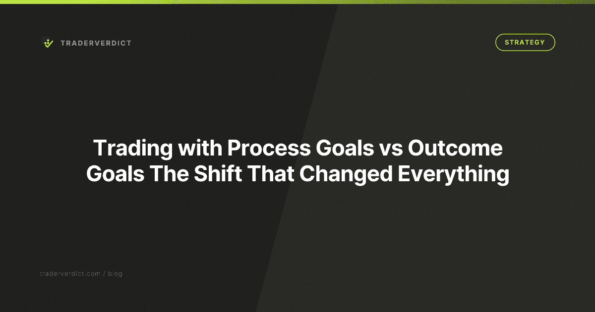 Trading with Process Goals vs Outcome Goals: The Shift That Changed Everything — TraderVerdict