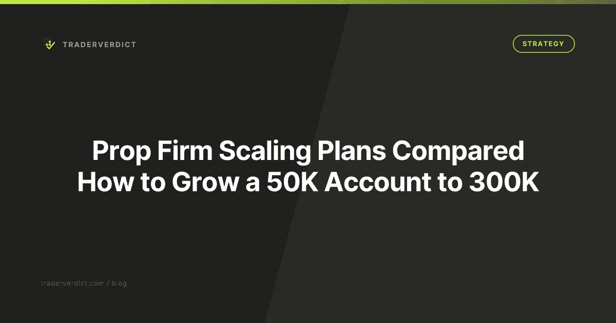 Prop Firm Scaling Plans Compared: How to Grow a $50K Account to $300K — TraderVerdict