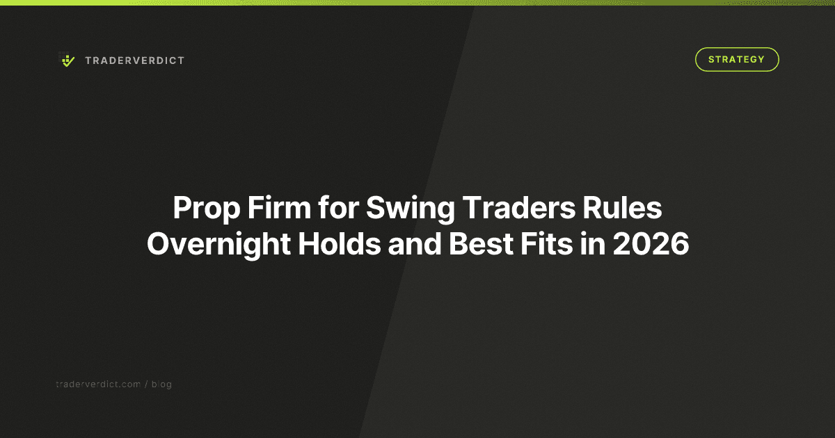 Prop Firm for Swing Traders: Rules, Overnight Holds, and Best Fits in 2026 — TraderVerdict