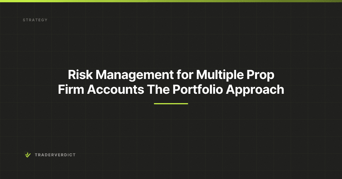Risk Management for Multiple Prop Firm Accounts: The Portfolio Approach — TraderVerdict