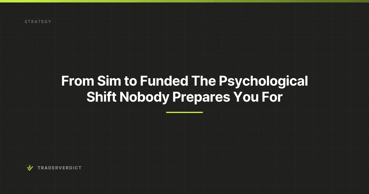 From Sim to Funded: The Psychological Shift Nobody Prepares You For — TraderVerdict